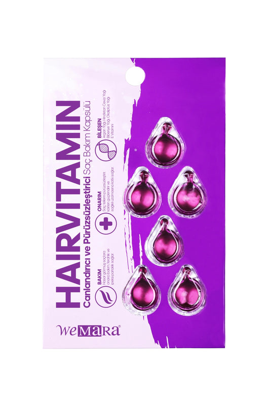 Wemara Canlandirici Ve Puruzsuzlestirici Sac Bakim Kapsulu 6li