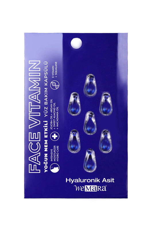 Wemara Hyaluronik Asit Nemlendirici Yuz Bakim Kapsulu 7li