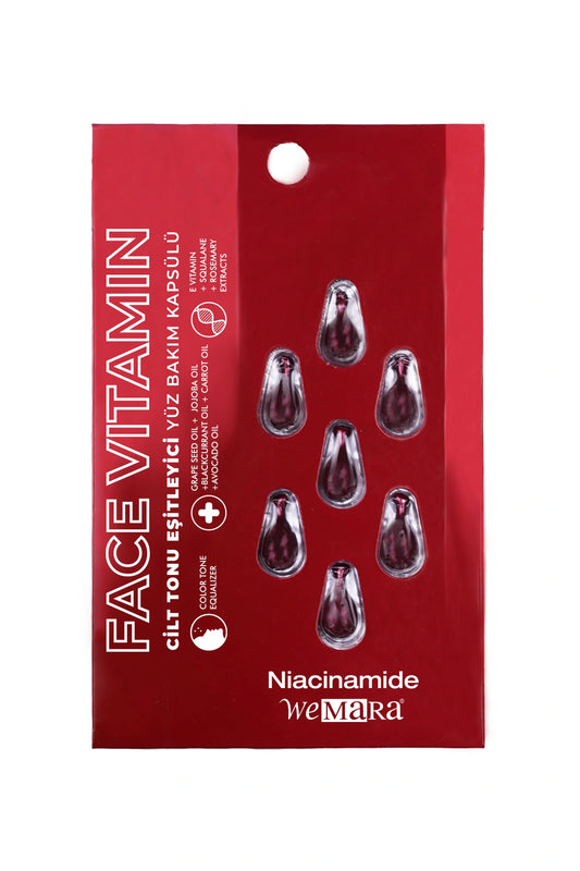 Wemara Niacinamide Ton Esitleyici Yuz Bakim Kapsulu 7li